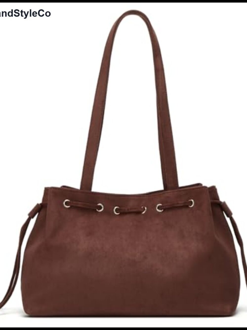 Suede Slouchy Hobo Shoulder Bag Cute Underarm Crossbody Purse Tote